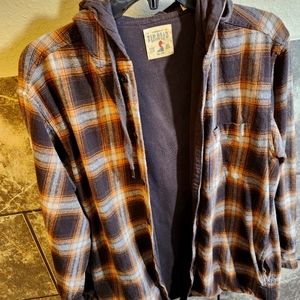 Red head flannel lined jacket
